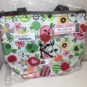 Thirty-one Small Thermal Tote Initial K Apple NWT